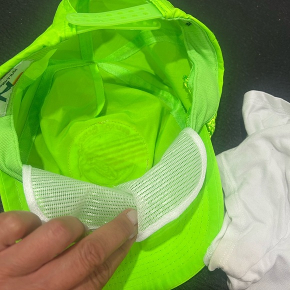 NWOT - Neon Green Aviator Nation Cap - Picture 7 of 7